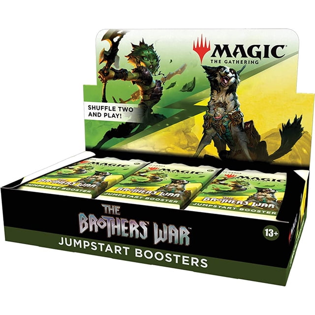 Magic: The Gathering The Brothers War Jumpstart Boîte de Boosters / 18 Paquets (360 Cartes Magic)