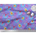 thumbnail image 3 of Soimoi Rayon Fabric Floral,Circle & Bird Artistic Printed Fabric 1 Yard 56 Inch Wide, 3 of 3