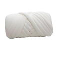 thumbnail image 2 of 1kg Velvet Chunky Yarn Arm Knitting Sweaters Hats Scarf Tapestry Hand Knit Weight Rug Making Hand Knit Pet Bed Crocheting White, 2 of 9