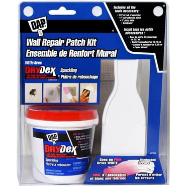 DAP Wall Repair Patch Kit with DRYDexSpackling, 237ml, Pink
