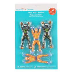 Way to Celebrate! 4ct Ninja Wall Crawlers