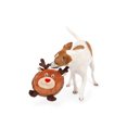 thumbnail image 2 of One Paw, Reindeer Flat Toy, Dog Toy, Festive Squeaker Fun, Plush, 2 of 4