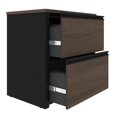 thumbnail image 3 of Bestar Connexion 31W 30” Lateral File Cabinet in antigua & black, 3 of 4