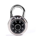 thumbnail image 1 of Combination Padlock, Fixed Dial Combination Padlock, Master Coded Lock With Round, Set Your Own Combination Locker Lock, 1 of 5