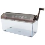 KLKCMS Mini A4 Paper Shredder Documents Cutting Tool Manual Shredder Desktop Stationery
