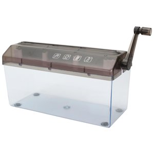 KLKCMS Mini A4 Papier Shredder Documents Outil de coupe manuel Shredter bureau papeterie