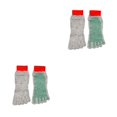 thumbnail image 3 of maskred Prevent Foot Injuries On Any Adventure With 5 Toe Cut Resistant Socks Grey Is Gray green red bind 2Set, 3 of 6