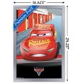 thumbnail image 2 of Disney Pixar Cars 3 - Lightning Wall Poster, 22.375" x 34" Framed, 2 of 4