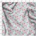 thumbnail image 4 of Soimoi Moss Georgette Fabric Snowflake & Polar Bear Animal Print Fabric by The Yard 42 Inch Wide, 4 of 5