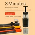 thumbnail image 2 of Portable Espresso Maker for Travel & Camping 18 Bar Manual Coffee Machine Compatible with Ground Coffee & Pods Small Hand Press Espresso Coffee Maker for Office, Hiking, RV - Black, 2 of 8