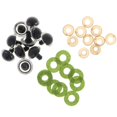 thumbnail image 2 of 10pcs Toy Glitter Nonwovens + Washer 20mm Light Green, 2 of 8