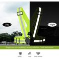 thumbnail image 3 of Reflective Vest Running Gear 2Pack, High Visibility Adjustable Safety Ves - Green, 3 of 5
