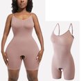 thumbnail image 2 of Dealovy Bodysuits for Women Low Cut Slim Fitted Solid Color Shapewear Spaghetti Strap Sleeveless Basic Jumpsuits, 2 of 4