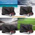 thumbnail image 3 of Waterproof Outdoor Large Motorcycle Scooter Cover, Anti Dust and UV  Cover for All Weather with Storage Bag, Easy to Clean, Suitable for Most Three and Four Wheeled Scooters,, 3 of 7