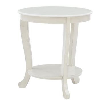 Dendrie Side Table, White
