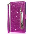 thumbnail image 1 of Case for FOXDOCK Google Pixel 7 Glitter Zipper Wallet Case with Short Hand Strap, 1 of 4