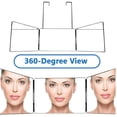 thumbnail image 2 of 3 Way Mirror for Self Hair Cutting, Shaving in The Shower, Makeup, Hair, 2 of 8