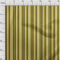 thumbnail image 2 of oneOone Georgette Viscose Yellow Fabric Stripes Craft Projects Decor Fabric Printed By The Yard 42 Inch Wide, 2 of 4