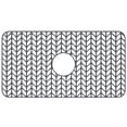thumbnail image 3 of Silicone Sink Mat Protector 26”×14” Anti-Slip Kitchen Sink Mat Grid Heat-Resistant Heat-Resistant Sink Grid Grate Accessories Sink Drain Center Protecting Mat Liner, 3 of 11