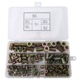thumbnail image 2 of Threaded Inserts Nuts, Wood Insert Assortment Tool Kit, M4/M5/M6/M8 Furniture Screw Inserts Bolt Fastener(495 PCS), 2 of 5