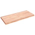 thumbnail image 1 of vidaXL Table Top Light Brown 140x60x(2-6) cm Treated Solid Wood Oak, 1 of 7