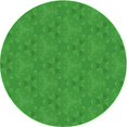 thumbnail image 1 of Ahgly Company Machine Washable Indoor Round Transitional Green Area Rugs, 6' Round, 1 of 7