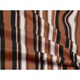thumbnail image 4 of oneOone Rayon Rust Brown Fabric Stripes Sewing Material Print Fabric By The Yard 56 Inch Wide, 4 of 4
