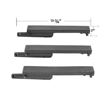 Brûleur en Fonte de Remplacement pour Modèles de Gaz 461230403, 4000, 85-1210-2, 85-1250-6, G40204, G40205, G40202, 85-1210-2, 85-1250-6, G40200 -3PK