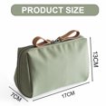 thumbnail image 2 of Portable Cosmetic Bag Polyester Zipper Pouch Large Capacity Cosmetic Organizer For Women, 2 of 5