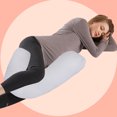 thumbnail image 4 of Orthopedic V Shaped Body Pillow with Design for Back Shoulder Neck and Sleeping Support Comfort, 4 of 5