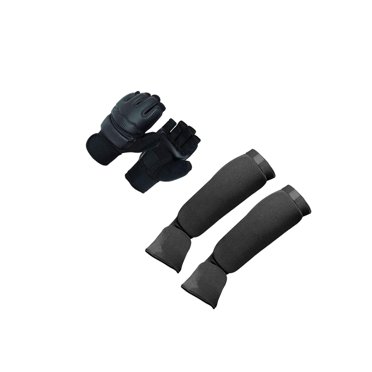 QualitChoice Protège-Tibias Muay Thaï Kickboxing Kickboxing L Pad Arts Martiaux Protecteurs Tibia Noir G