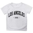 thumbnail image 4 of T-shirts pour Filles pour Enfants Décontractés à Manches Courtes avec Imprimé de Lettres, Col Ras du Cou, Tenue de Tous les Jours, 4 of 4
