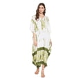thumbnail image 2 of Caftans Longs pour Femmes Grande Taille Robe Caftan Robe de Soirée Fête Été Plage Robe d'Été Manches Kimono Longues Robes Décontractées en Ligne, 2 of 7