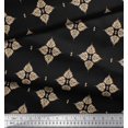 thumbnail image 2 of Soimoi Tissu Crêpe Polyester Imprimé Floral par Yard 52 Pouces de Large, 2 of 5