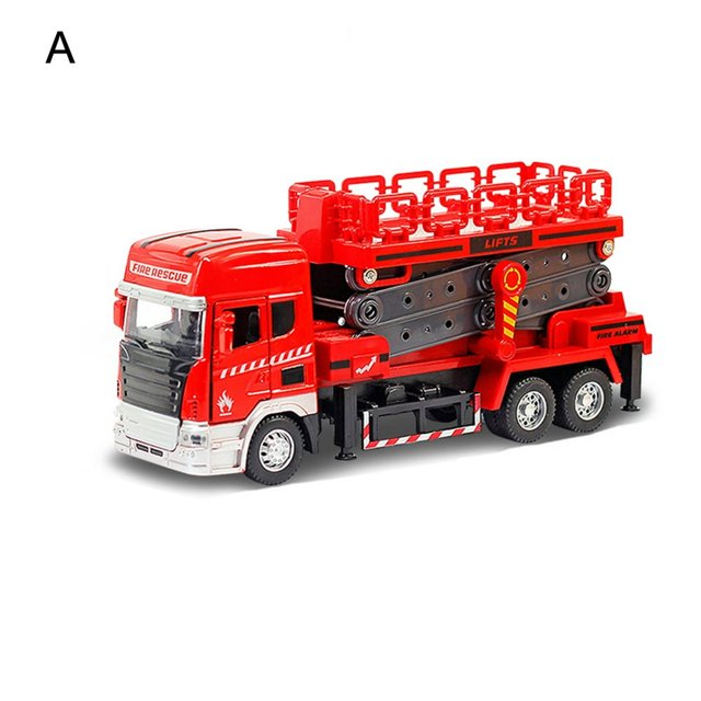 Auto Toy Polished Smoothly Fun Realistic Rescue Crane Children Car Toy for Boys