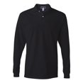 thumbnail image 1 of SpotShield 5050 Long Sleeve Polo, M, Black, 1 of 1