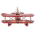 thumbnail image 1 of Modèle d'Avion Vintage Avion en Fer Forgé Avion Biplan pour Bureau Décor Photo Accessoires RedDecoration, Modèles d'Avion pour, 1 of 8