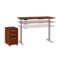 thumbnail image 3 of Move 60 Series Ensemble de Bureau Réglable 60W x 30D en Cerisier Hansen - Bois d'Ingénierie, 3 of 8