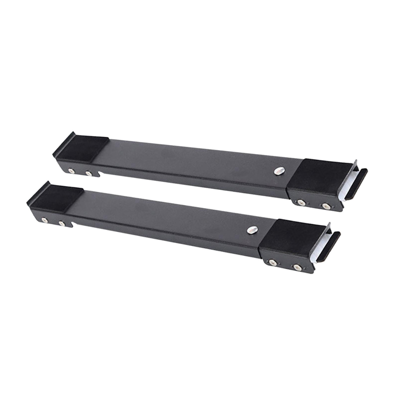 Abbracc Appliance Rollers Mobile Base Extendable Heavy Duty Stand Universal Mover Easily Black Directional