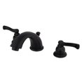 thumbnail image 1 of Kingston Brass KB8965FL Widespread Faucet, Oil Rubbed Bronze, 1 of 1
