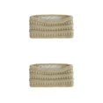 thumbnail image 3 of Maytalsory Multifunctional And Elegant Knitted Headbands For Women Stay Warm In Cold Weather Wide Application Beige 2Set, 3 of 6