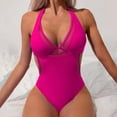 thumbnail image 4 of Women's Solid Color Stylish Swimsuit With Steel Chest Pad - For Daily Wear And Mountain Trips, 4 of 6