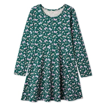 George Girls' Long-Sleeve Skater Dress