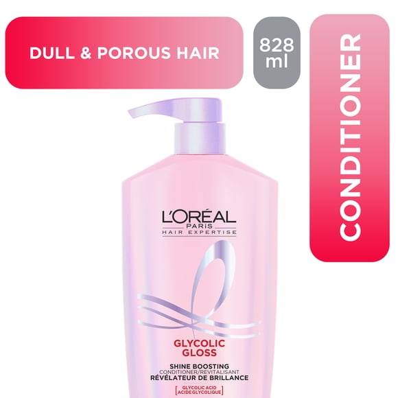 Glycolic Gloss Conditioner, Glossy & Shiny Hair, 828ml