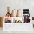thumbnail image 4 of Ruiboury Wood Kitchen Counter Shelf Coffee Organiser For Home And Office Coffee Station Organizer A, 4 of 6