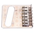 thumbnail image 3 of Decodeary Guitare Électrique Chevalet de Selle 6 Cordes Hardtail Réglable Haut-Chargement un Côté Chrome Basse Instrument de Remplacement, 3 of 6