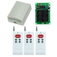 thumbnail image 1 of 433Mhz DC 12V 6-channel Universal 10A Relay Wireless RF Remote Control Switch Receiver Module and 3 6-button RF 433 Mhz Transmitter Fixed Code (2262 Chip) Remote Control Smart Home Automation, 1 of 8