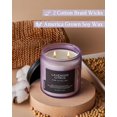 thumbnail image 3 of M&SENSE All Natural Soy Wax Lavender Citrus Scented Candles, 11.6oz Large Candle Non Toxic 70H Long Lasting Burning, Unique Aromatherapy Lavender Candle for Stress Relief, Spa, Meditation, 3 of 8