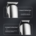 thumbnail image 2 of 6-IN-1 Men's Hair Clipper Set Electric Body Hair Trimmer Beard Shaver Nose Trimmer Haircut Kit Engraving Cutter Guide Combs Fully Washable USB Rechargeable, 2 of 6