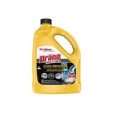 Drano Max Gel Déboucheur, Ligne Commerciale, 128 fl oz (Lot de 4)